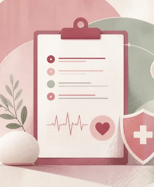geometric medical safety review illustration for phentermine side effects and clinician monitoring
