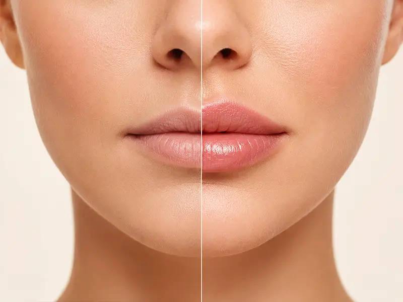 Dermal filler treatment at Green Relief Health in Baltimore