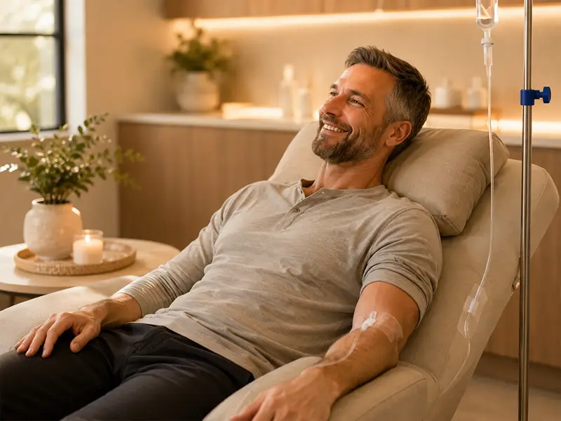 IV nutrient therapy at Green Relief Health in Baltimore
